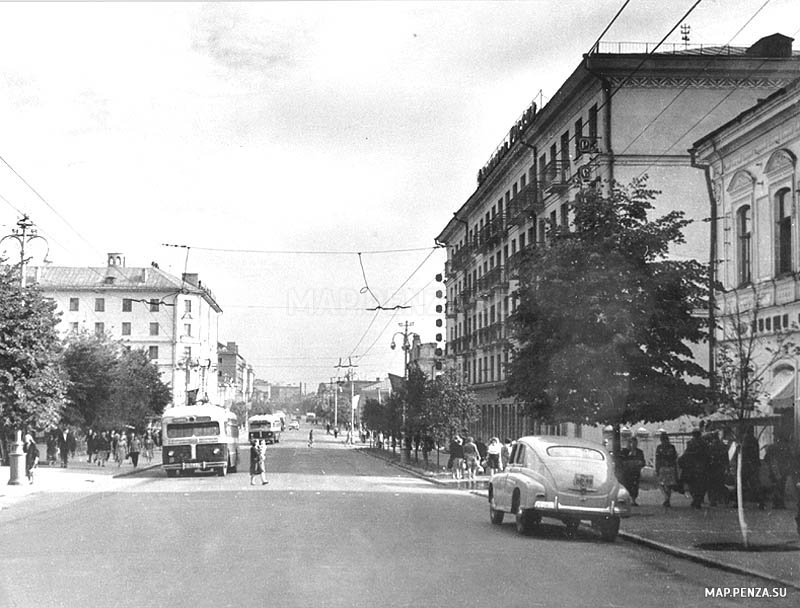 Пенза,ул. Московская, История, Черно-белые