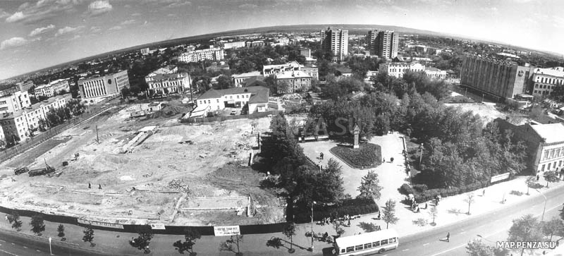 Пенза,ул. Московская, История, Черно-белые, Панорамные