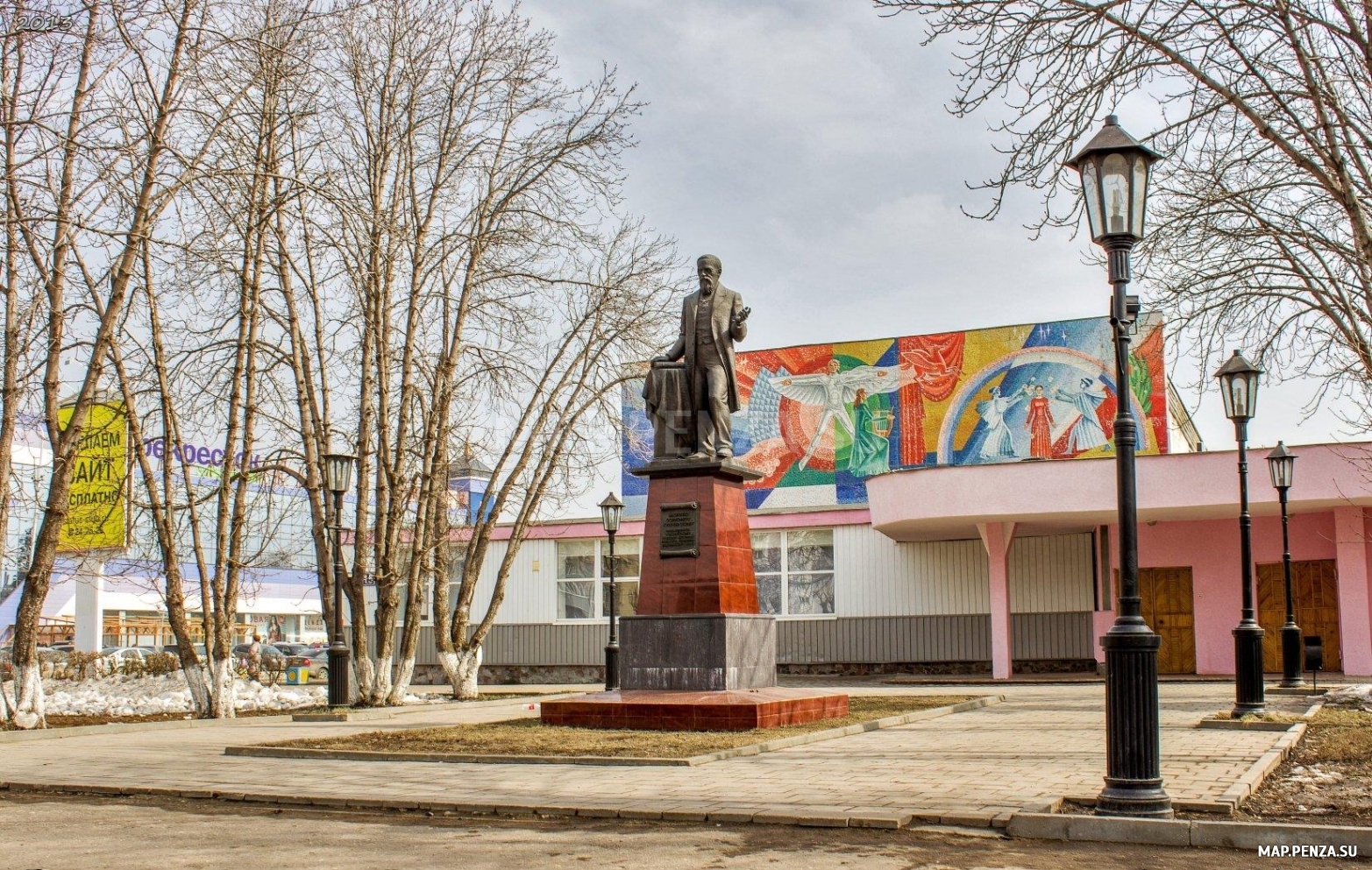 Памятник В.О. Ключевскому , Современные, Достопримечательности, Цветные