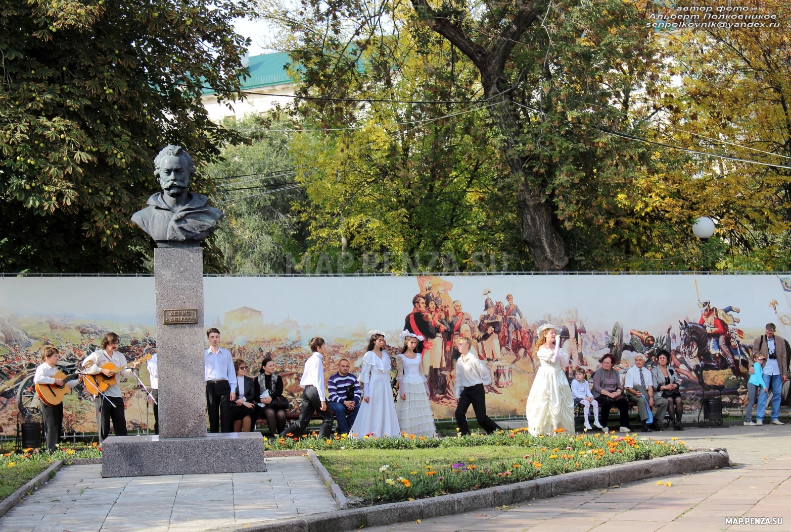 Памятник Денису Давыдову , Современные, Достопримечательности, Цветные