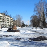 Сквер на улице Славы, Современные, Достопримечательности, Цветные