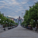 Пенза, ул. Московская, Современные, Панорамные, Облака, Цветные