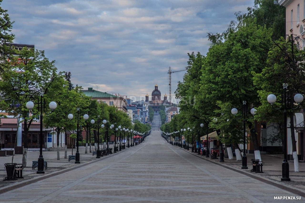 Пенза, ул. Московская, Современные, Панорамные, Облака, Цветные