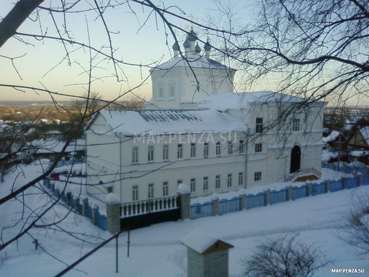 Пенза, Церковь Преображения Господня, Современные, Любительские, Зима